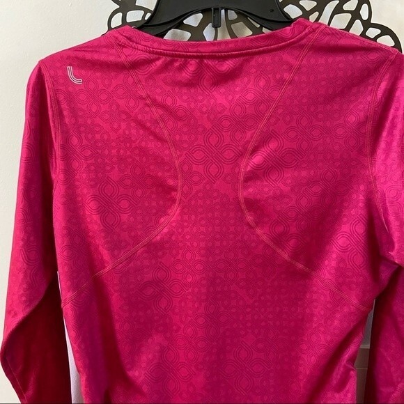 Lole Side Tie Ruching Hem Long Sleeve Printed Top - Picture 13 of 15